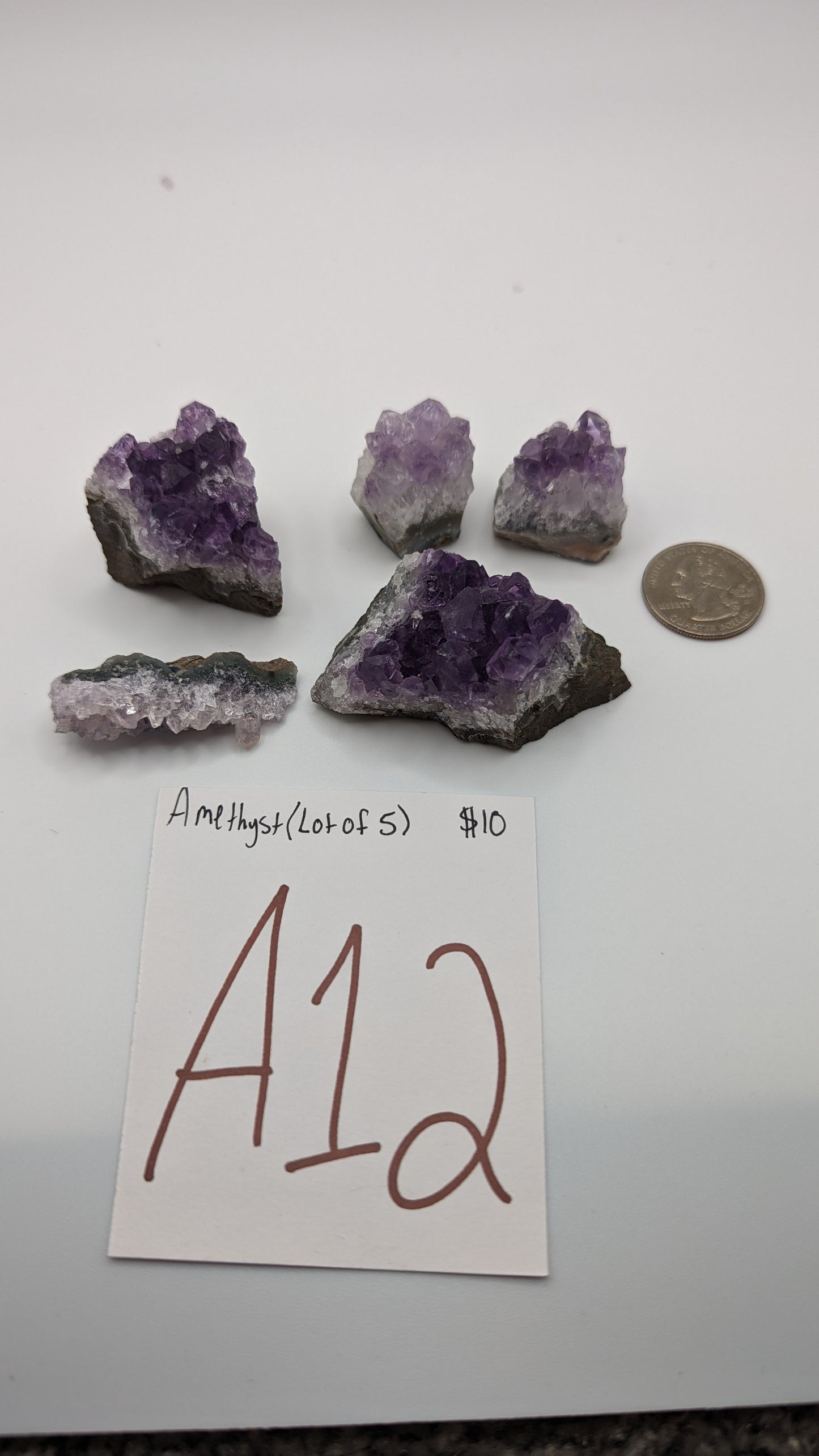 Amethyst lot of 5